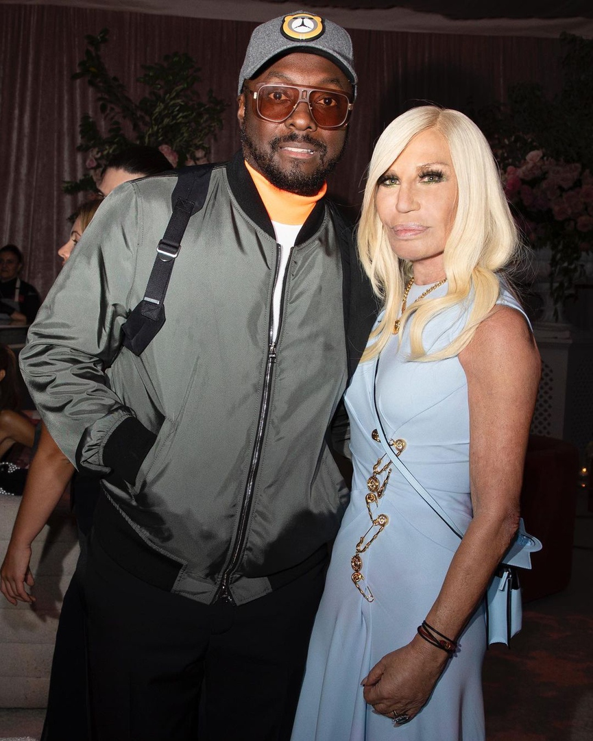 will.i.am и Донателла Версаче​Фото: соцсети