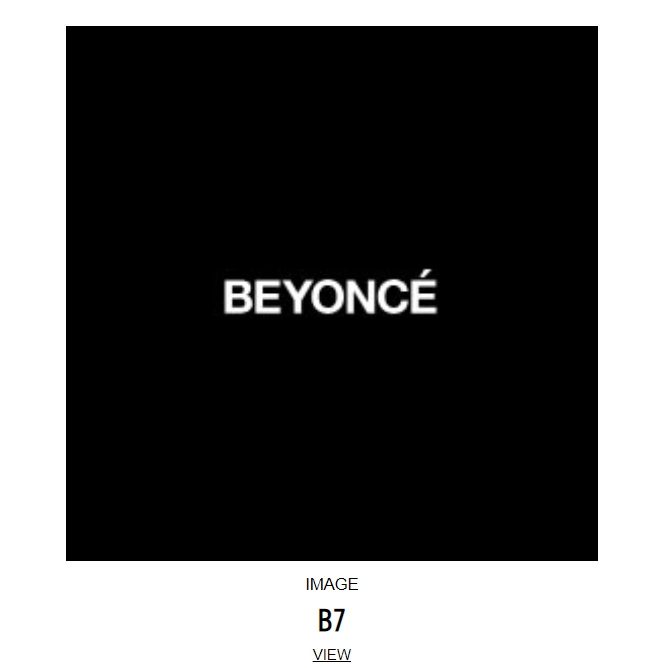 Фото: скрин с сайта beyonce.com